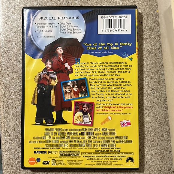 Harriet the Spy DVD - Picture 2 of 5